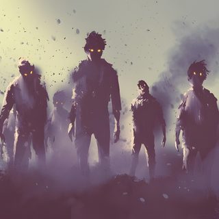 How Much Americans Spend On Halloween: Americans are due to spend $8.4 B for 2016 Halloween Shadow Zombies, Zombies Apocalypse Art Wallpaper, Zombie Apocalypse Poster, Apocalyptic Destruction Pictures, Art Apocalypse, Post-apocalyptic Zombie Dystopia Text, Zombie Background 4k, Apocalyptic Disaster Imagery, Zombie Horde Zombie Halloween Shadow Zombies, Zombies Apocalypse Art, Zombie Apocalypse Poster, gray