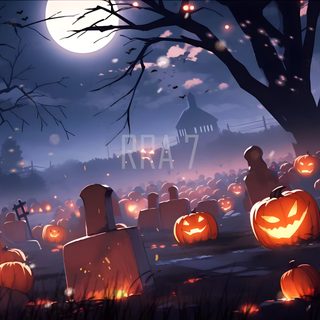 an animated halloween scene with carved pumpkins Halloween Laptop Gif Halloween Background Gif, Halloween Laptop Gif, Animated Halloween House Gif, dark slate gray