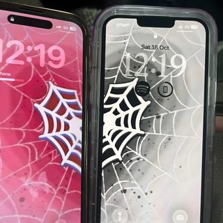 two cell phones that have been smashed and are sitting next to each other in the car Matching Halloween For 2 2 Matching, Matching For Couples Aesthetic, Matching For Ipad, indian red