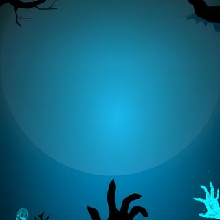 an image of halloween background with pumpkins on the tree and creepy hands coming out Halloween Party Halloween Poster Background Hd, Blue Halloween Background Hd, Halloween Invitaciones, dark slate gray