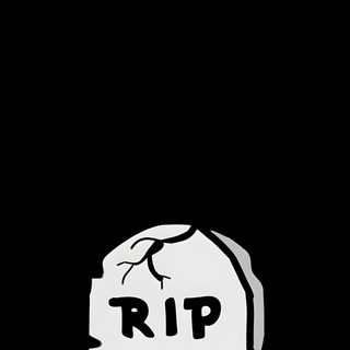 a black and white image of a tombstone with the word rip on it's face Black Iphone Halloween Rip Sense Iphone, Black Iphone Halloween, Game Over Tombstone, Rip Design,