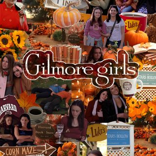 a collage of people and pumpkins with the words glimore girls Gilmore Girls Halloween Harvard Fall Aesthetic, Harvard Gilmore Girls, Gilmore Girls Tv Show, saddle brown