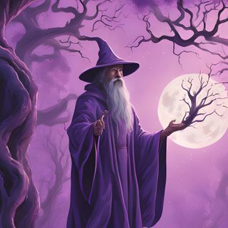 Purple Mystical Nature, Purple Wizard Aesthetic, Cool Wizard Wallpaper, Purple Wizard Art, Mystical Wizard Art, Purple Mystical Creature, Wizard Iphone Wallpaper, Purple Wizard, Mystical Wizard Merlin Wizard Halloween Rainbow Purple Purple Mystical Nature, Purple Wizard Aesthetic, Cool Wizard, dark slate blue