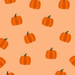 an orange background with small pumpkins on it Halloween Orange Fall And Halloween Iphone, Backgrounds Iphone Fall, Cute Aesthetic Fall, light salmon