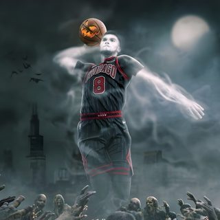 a basketball player is in the middle of a crowd with his head above his head Halloween Nba Chicago Bulls 4k Iphone, Bulls Photos, Chicago Bulls, Chicago Bulls 4k, dark slate gray