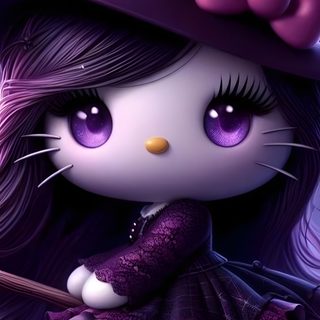 Halloween Chihuahua Wallpaper, Witch Hello Kitty, Halloween Kittens Wallpaper, Witch And Cat Wallpaper Iphone, Black Cat Witch Wallpaper, Purple Hello Kitty Halloween Wallpaper, Halloween Kitty Lilac Custom Wallpaper, Purple Hello Kitty Halloween, Hello Kitty Witch Wallpaper Halloween Kitty Lilac Custom Halloween Chihuahua, Witch Hello Kitty, Halloween Kittens, midnight blue