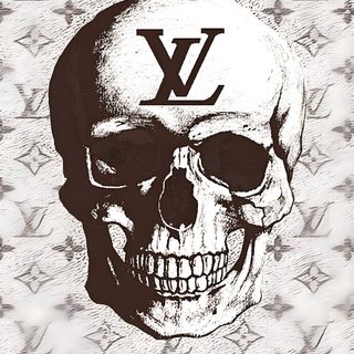 a skull with louis vuitton on it's face and the letter v in its Louis Vuitton Halloween Iphone Lv Skull, Gucci Skull, Louis Vuitton Graffiti, silver