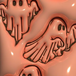 three chocolate molds shaped like ghost faces Halloween Puffy Cute Home Screen, Fondos De Pantalla De Parejas Enamoradas, Retro Iphone, indian red