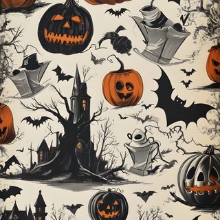 an image of halloween pumpkins and bats High Resolution Vintage Halloween Vintage Halloween Backgrounds, Vintage Halloween, Spooky Halloween Pictures, rosy brown