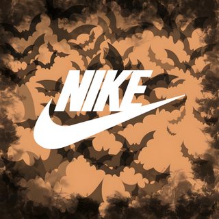 Halloween, Nike Pumpkin Carving Ideas, Nike Ja 1 Halloween, Nike Wallpaper, Nike Halloween Logo Png, Nike Halloween Logo, Fall Nike Wallpaper, Fall Background, Nike Sb Logo On Orange Background Halloween Nike Halloween, Nike Pumpkin Carving Ideas, Nike Ja 1 Halloween, Nike, sienna