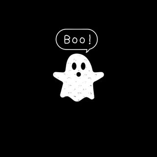 a ghost with a speech bubble saying boo Halloween Boo - Anthracite Boo Ghost, Black Ghost, Ghost Cute Black, Cute Ghost Black, Ghost Design,