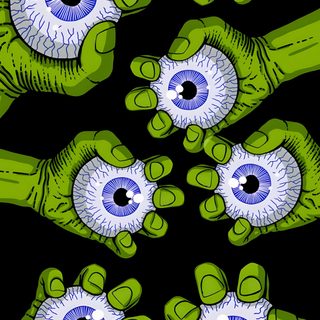 several green hands with blue and white eyeballs Eyeball Halloween Cool Green Iphone, High Eyes, Six Eyes, One Eye, Eyes Phone, 3 Eye,