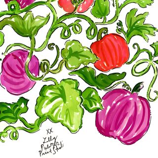 a drawing of flowers with green stems and red ones Lilly Pulitzer Halloween Lilly Pulitzer Crab Background, Fall Lilly Pulitzer, Lilly Pulitzer Fruit Print, white