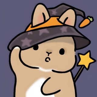 a drawing of a cat wearing a hat and holding a wand with stars on it Halloween Bunny Fall Pfp Discord, Fall Discord Pfp, Thanksgiving Cat Pfp, Fall Cat Pfp, dim gray