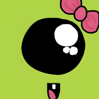 a cartoon character with a pink bow on his head Halloween Cyclops Cyclops Emoji, Cyclops Chibi, One Eyed Cyclops Cartoon, Cartoon Cyclops Eye, yellow green