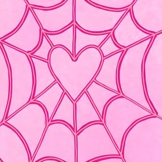 a pink spider web with a heart on it Pink Preppy Halloween Halloween Iphone, Preppy, Iphone Themes, Edgy, Pink Iphone, Phone Patterns,