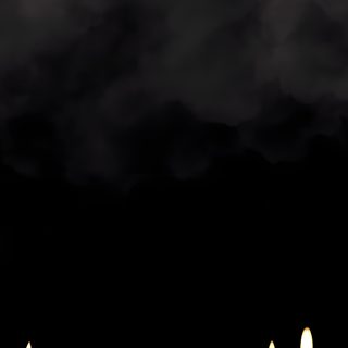 several lit candles in front of a dark background Halloween Candle Dark Ambiance Decor, How To Create Cozy Atmosphere, Lit Candles On Dark Background, black