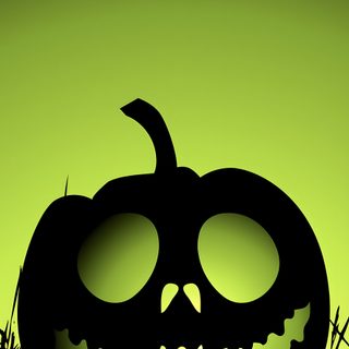 a black and green halloween background with a jack - o'- lantern in the grass Cute Green Halloween Green Halloween, Black And Green Halloween, Halloween Black Cat Green,