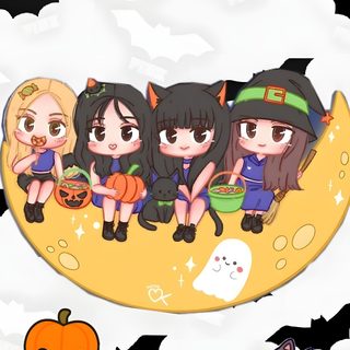 Bt21 Wallpaper Halloween, Black Pink Halloween, Halloween Blackpink Wallpaper, Wallpaper Blackpink Cute 4 Girl Best Friends Cartoon, My Melody Halloween Png, Bt21 Halloween, Blackpink Kawaii Wallpaper, Halloween Bt21 Patterns, Blackpink Cartoon Halloween Blackpink Bt21 Halloween, Black Pink Halloween, Halloween Blackpink, white smoke