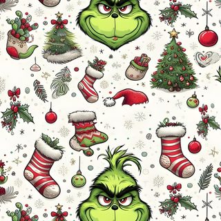 the grin face and christmas stockings are all over this white background with red, green, and Grinch Halloween Grinch Screensaver, Purple Grinch, Cute Grinch, Grinch Background, gainsboro