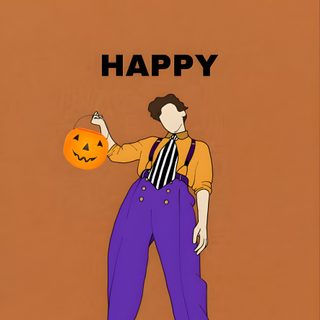 a person holding a pumpkin with the words happy halloween Harry Styles Happy Halloween Iphone Harry Styles Pumpkin Painting, Pumpkin Carving Ideas Harry Styles, One Direction Halloween, peru