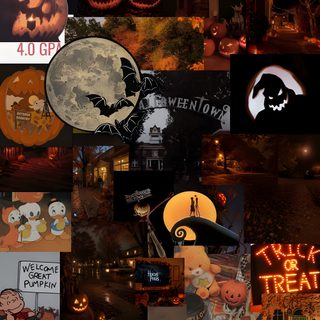 a collage of halloween images with pumpkins and bats Show Me Halloween Halloween Aesthetic, Halloween, Halloween Iphone, black