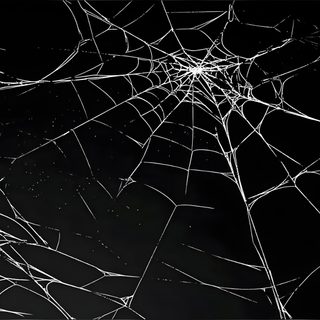 the spider web is hanging upside down in the dark Halloween Web Black Spider Pc, Black Computer Background Aesthetic, Comic Black And White,