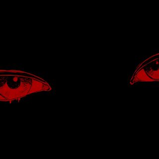 an image of red eyes in the dark Dark Red Halloween Dark Horror Art, Halloween Decoration Ideas, Red Eye Illustration, black