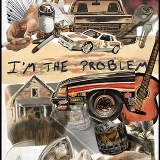 a collage of images with words and pictures on them, including an image of a car Morgan Wallen Halloween dim gray