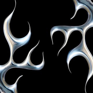 an abstract design on a black background with white and silver flames in the center, Halloween For Chrome Aesthetic Chrome Background, Y2k Chrome Theme, Chrome Aesthetic Laptop, black