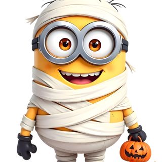 a cartoon minion dressed up as a halloween costume Minions Halloween Minions Halloween, Minion Door, Despicable Me Halloween, Vampire Minion, ivory
