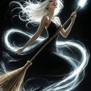 Halloween, Art Inspiration, Beautiful Flying Witch, Dark Art, Beautiful Witch Images Wallpapers, Witch, Fairy Illustration, Beautiful Witch Picture Witch Broomstick For Halloween Halloween, Art Inspiration, Beautiful Flying Witch, Dark Art, black
