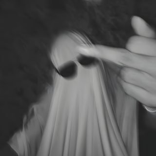 a blurry image of a person holding a toothbrush Halloween Middle Finger Sick Pfp For Discord, Middle Finger Reaction Pic, Mid Finger, dark slate gray