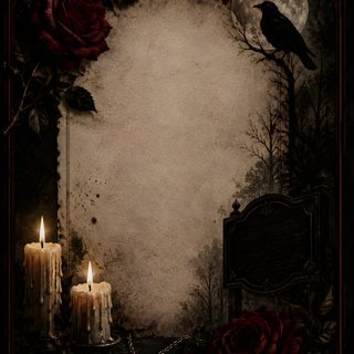 an old fashioned frame with candles and roses Halloween Vampire Background Vampire Aesthetic, Pretty Images, Journal Themes, Gothic Aesthetic, black