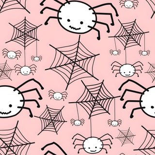 a pink background with black and white spider webs Halloween Plaid Pink Custom Pink Halloween, Original Iphone, Halloween Backgrounds, I, Aesthetic Iphone,
