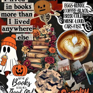 Bookish Ghost Wallpaper, Kindle Book Cover, Bookish Wallpaper Desktop, Bookish Halloween Wallpaper, Halloween Kindle Wallpaper, Bookish Backgrounds, Ipad Background, Fall Book Wallpaper, Trick Or Books Wallpaper Bookish Halloween Bookish Ghost, Kindle Book Cover, Bookish Desktop, Bookish Halloween, dark olive green