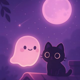 Send this to your person ❤️.

P.S. Craving more cozy cat-and-ghost vibes? Peek at the wallpapers in my Etsy shop (link in bio). 🛍️💖

#friendship #choosejoy #cozyart #kawaiiillustration #softaesthetic #mentalhealthreminders #viktojadesigns #etsyfinds #wallpaperlove Cat Iphone Kawaii Cute Purple Wallpaper, Cute Wallpapers Ghost, Ghost Wallpapers Cute, Spooky Cute Wallpapers, Cute Ghost Wallpaper Aesthetic, Ghost Cat Wallpaper Iphone, Cute Ghost Cat Wallpaper, Cute Purple Ghost Wallpaper, Kawaii Cute Ghost Wallpaper Kawaii Halloween Halloween Kawaii Cute Black Cat Cat Iphone Kawaii Cute Purple, Cute Ghost, Ghost Cute, dark slate blue