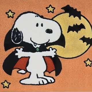 snoopy with his cape on is standing in front of a full moon and stars Halloween Snoopy Halloween Images Snoopy, Halloween Cute, Snoopy Pictures, Snoopy, Ghost Pumpkin, peru