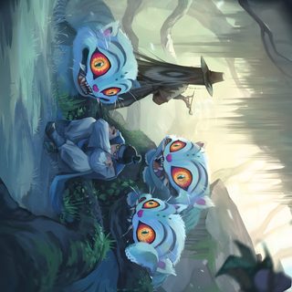 an image of some kind of artwork that looks like it is floating in the water Kpdh Halloween Derpy Desktop, Kpdh, Rengar, Derpy Kpop Demon Hunters, dark slate gray