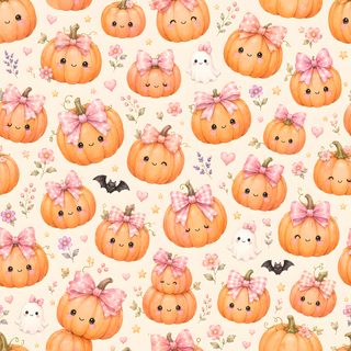 a watercolor pattern with pumpkins and cats Pastel Halloween Medium-pumpkin Patch Halloween Iphone Backgrounds, Halloween Backgrounds, Fall Mood Board, peach puff