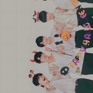 a group of young men standing next to each other in front of a white wall Bts Halloween Bts Halloween, Fondos Bts, Halloween Express, Bulletproof Boy Scouts, I Love Bts, dark gray