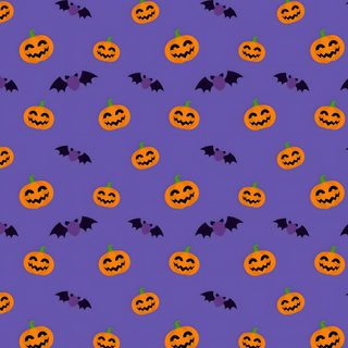 a purple background with pumpkins and bats Halloween Bats And Pumpkins - Lilac Purple Halloween Background, Purple And Orange Halloween, Pumpkin Pattern On Purple Background, slate blue