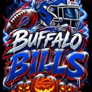 Buffalo Bills Halloween black