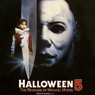 the poster for halloween 5, starring michael jackson and michael lewis as jack skellinger Halloween 5 Halloween 4 Movie Poster, Halloween 2 Movie Poster, Halloween 5 Poster, black