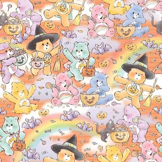 a lot of teddy bears that are all wearing witches hats Aesthetic Halloween Care Bear Carebear, Care Bear Fall, Carebear Halloween, Care Bear Halloween, wheat