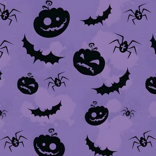 halloween pumpkins and bats on a purple background with black spiderweavers in the middle Halloween Purple Pumpkin Halloween Iphone, Cool And Funny, Halloween, Halloween Desktop, light slate gray