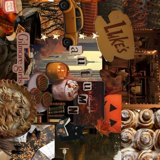 a collage of food items including donuts, pies and other desserts Halloween Collage Ipad Fall Ipad Collage, Fall Collage Laptop, Mac Backgrounds, Psalm 37 5, saddle brown