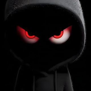 a black hooded figure with red eyes in the dark Live Iphone Halloween Image Swag, Live Screen, Android Art, Lock Screen Hd, Home Screen Hd, black