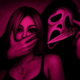 #Ghostface #MaskedMen Ghostface Couple Fanart, Pink Ghost Face Drawing, Ghostface Pink, Pink And Black Goth, Anime Goth, Horror Villains, Scream Halloween, Halloween Queen, Face Aesthetic Hot Halloween Ghostface Couple Fanart, Pink Ghost Face Drawing, Ghostface Pink, Pink And Black Goth,