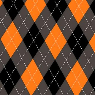 an orange and black checkered pattern Halloween Argyle Halloween Argyle, Halloween Argyle Background, Black And Orange Argyle, dark olive green